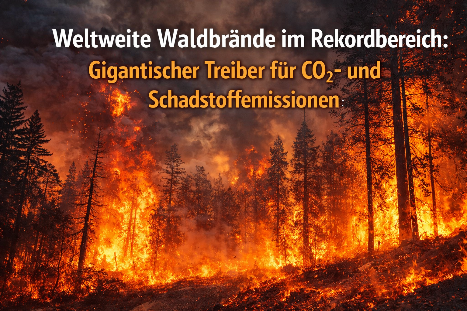 Waldbrände Rekordb