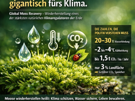 Der Atem der Erde stockt – und Moos könnte ihn wiederbeleben Der Atem der Erde stockt – und Moos könnte ihn wiederbeleben
